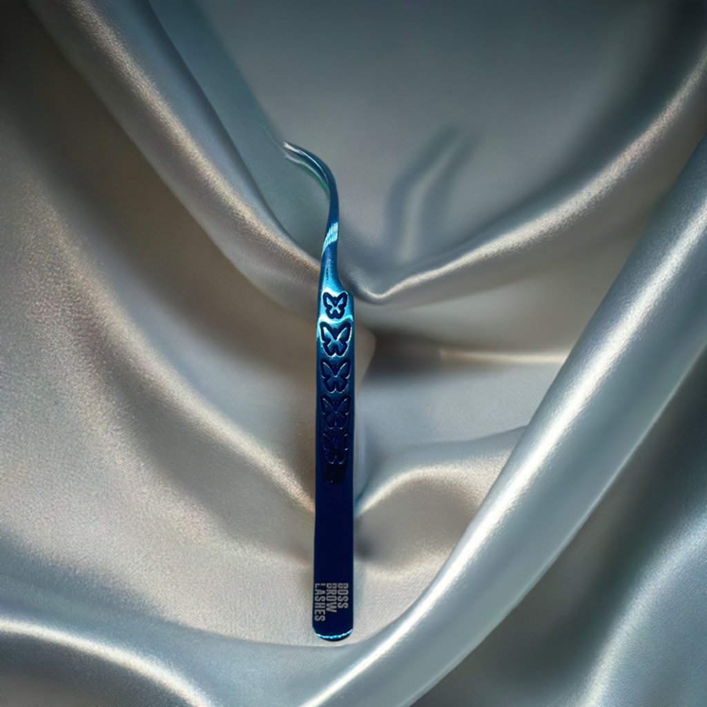 Curved isolation tweezers